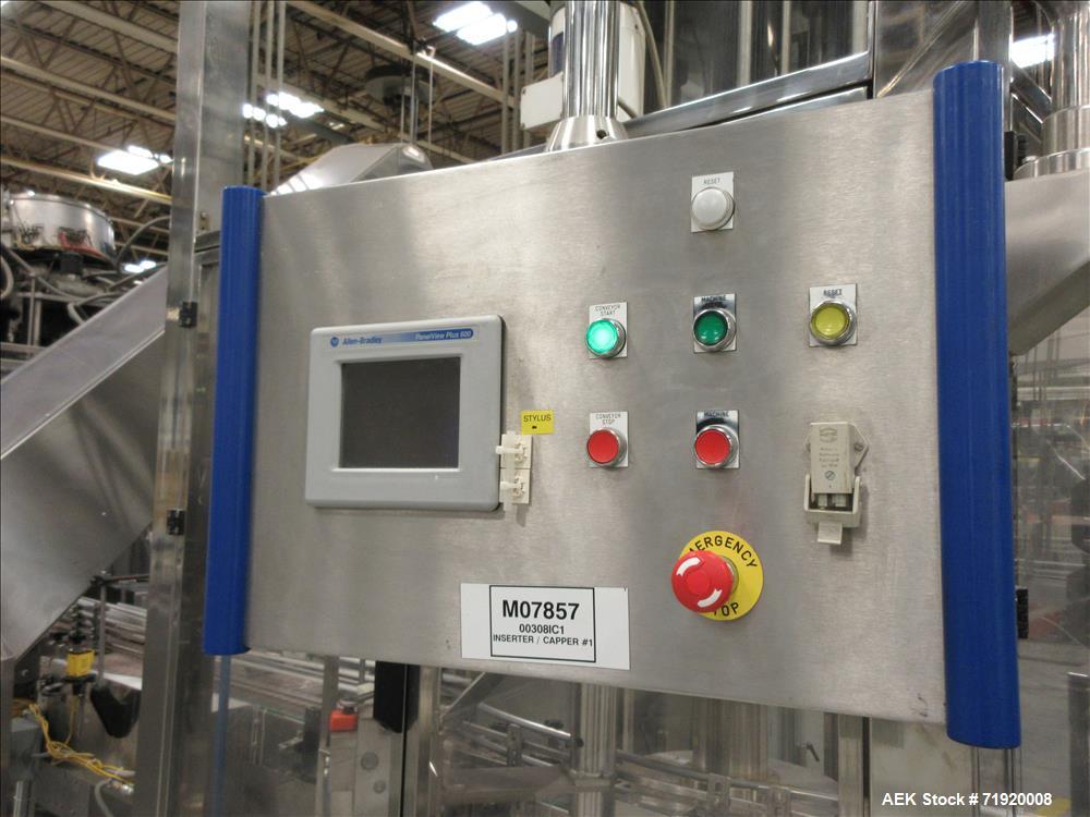 Used Mengibar Model CR8TP165 Lotion Spray Pump Placer and Inserter.