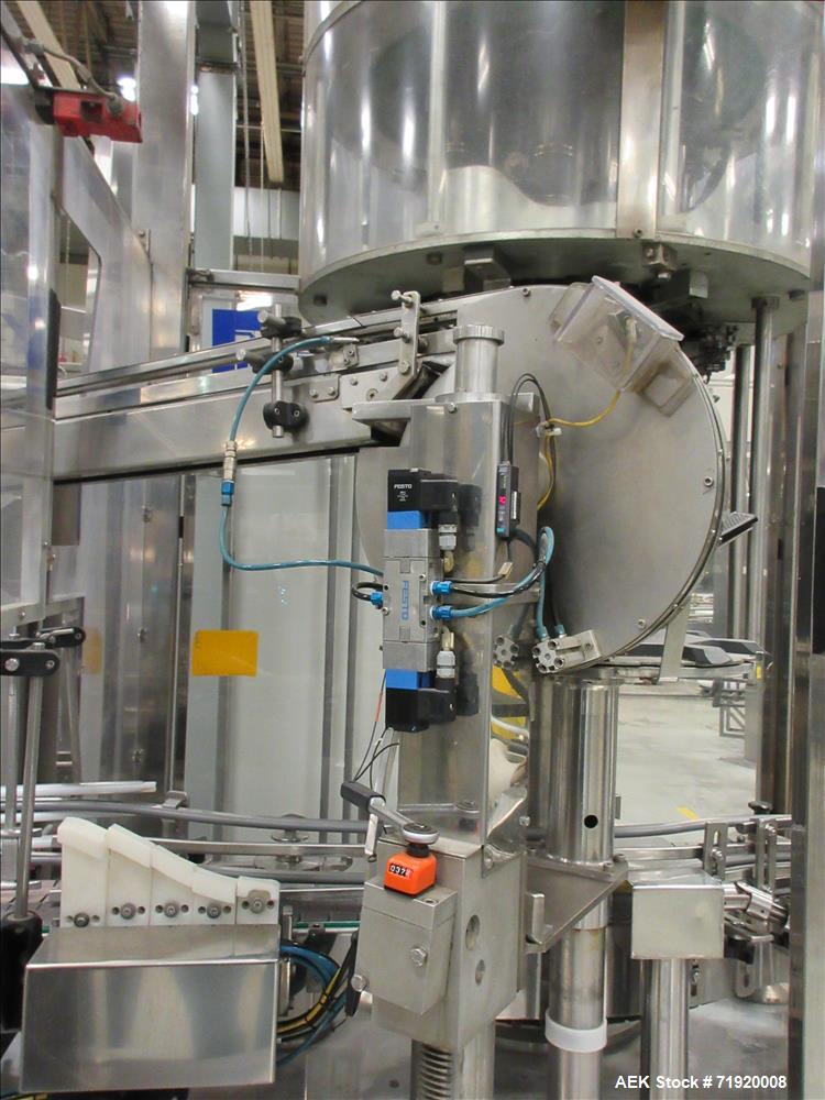 Used Mengibar Model CR8TP165 Lotion Spray Pump Placer and Inserter.