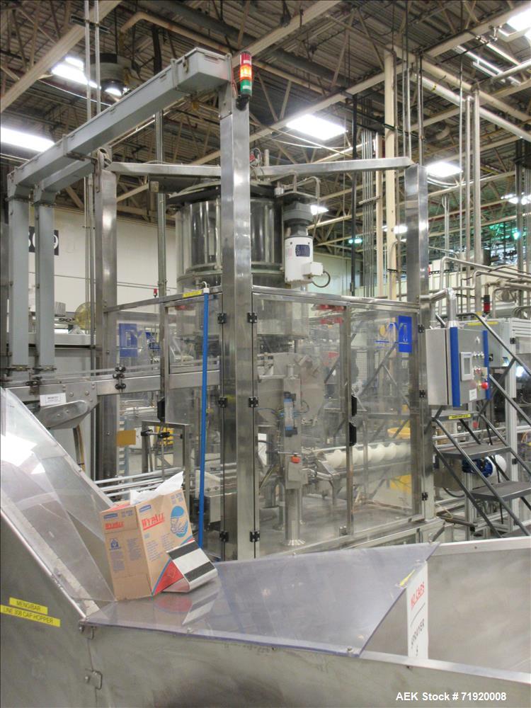 Used Mengibar Model CR8TP165 Lotion Spray Pump Placer and Inserter.