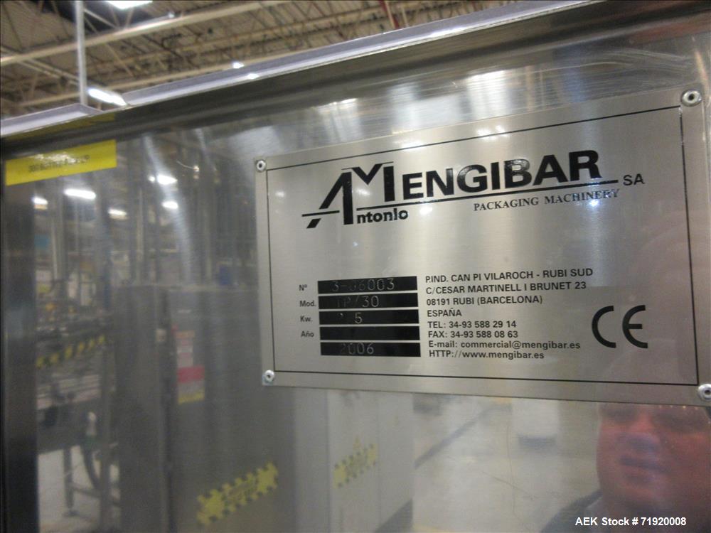 Used Mengibar Model CR8TP165 Lotion Spray Pump Placer and Inserter.