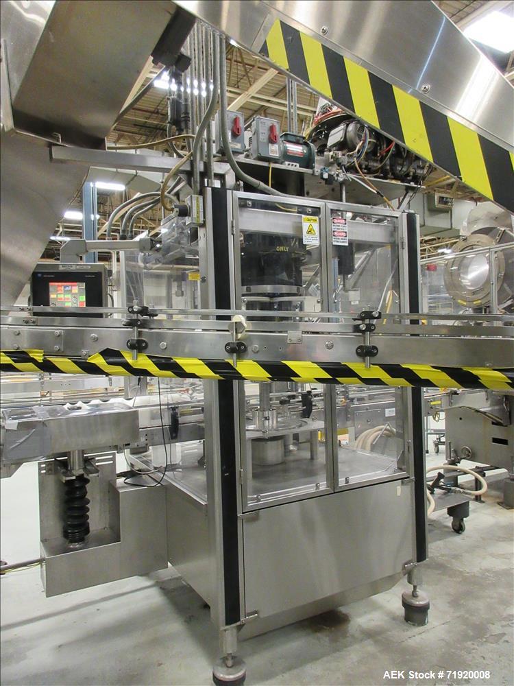 Used Mengibar Model CR8TP165 Lotion Spray Pump Placer and Inserter.