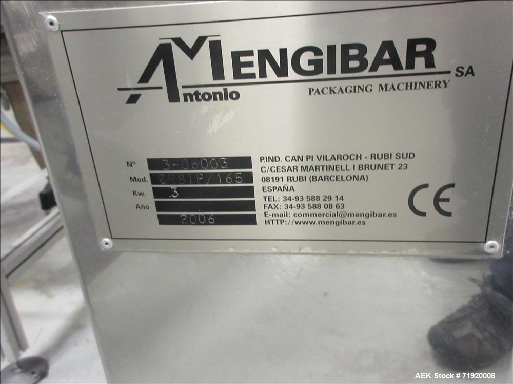 Used- Mengibar Model CR8TP165 Lotion Spray Pump Placer and Inserter.