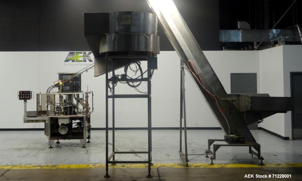 Used PMC Model RI 8000 Trigger-Spray and Pump Inserting/Capping System