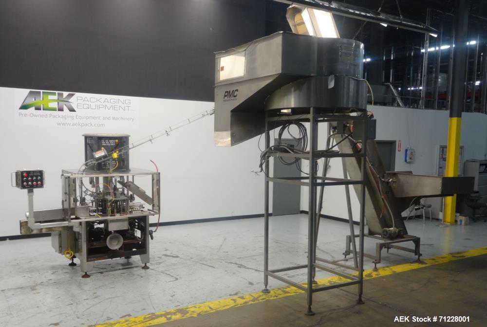 Used PMC Model RI 8000 Trigger-Spray and Pump Inserting/Capping System
