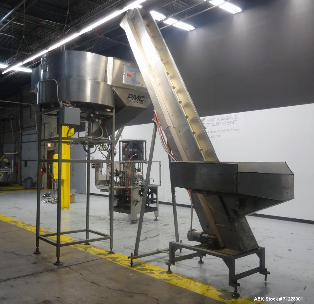 Used PMC Model RI 8000 Trigger-Spray and Pump Inserting/Capping System
