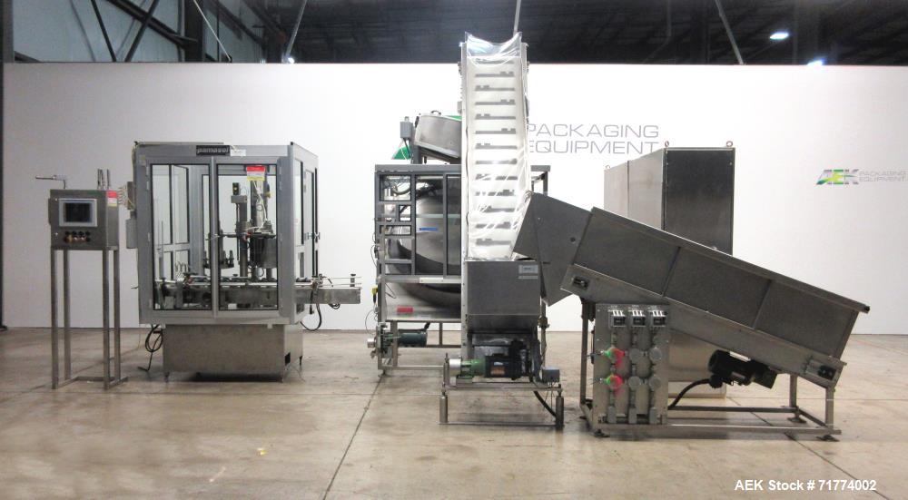 Used Pamasol Model 2047/100 Rotary Valve Stem Inserter and Unscrambler