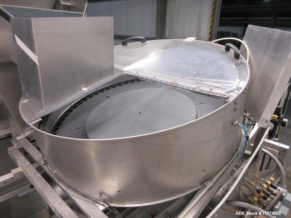 Used Pamasol Model 2047/100 Rotary Valve Stem Inserter and Unscrambler