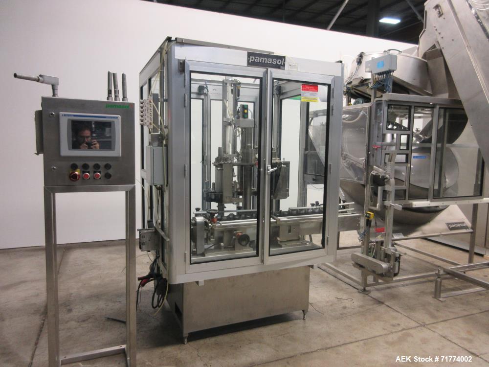 Used Pamasol Model 2047/100 Rotary Valve Stem Inserter and Unscrambler