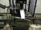 Used Anderson Model C-800 8-Head Rotary Pump Placer and Crimper for fragrance, perfume and cologne. Aluminum body finger pump sprayers crimped to glass containers. Has PMC model MM36 valve stem sorte...