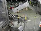 Used Anderson Model C-800 8-Head Rotary Pump Placer and Crimper for fragrance, perfume and cologne. Aluminum body finger pump sprayers crimped to glass containers. Has PMC model MM36 valve stem sorte...