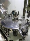 Used Anderson 8 Head Rotary Pump Placer and Crimper for fragrance, perfume and cologne. Aluminum body fragrance finger pump sprayers crimped to glass containers. Has PMC model MM36 valve stem sorter ...
