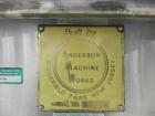 Used Anderson 8 Head Rotary Pump Placer and Crimper for fragrance, perfume and cologne. Aluminum body fragrance finger pump sprayers crimped to glass containers. Has PMC model MM36 valve stem sorter ...