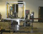 Used Anderson Machine Systems Six Spindle, Rotary Motion, Fully Automatic Pump Placing Machine. Designed to automatically sort pumps from random bulk form, apply them to bottles at speeds up to 100 p...