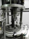 Used Anderson 4 head rotary pump/cap placer,withqty 2 Anderson cap /pump sorters and 1 and elevating feeder.