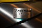 Used Anderson 4 head rotary pump/cap placer,withqty 2 Anderson cap /pump sorters and 1 and elevating feeder.