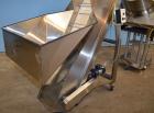Used Anderson 4 head rotary pump/cap placer,withqty 2 Anderson cap /pump sorters and 1 and elevating feeder.