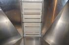 Used Anderson 4 head rotary pump/cap placer,withqty 2 Anderson cap /pump sorters and 1 and elevating feeder.
