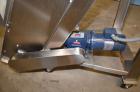 Used Anderson 4 head rotary pump/cap placer,withqty 2 Anderson cap /pump sorters and 1 and elevating feeder.