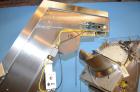 Used Anderson 4 head rotary pump/cap placer,withqty 2 Anderson cap /pump sorters and 1 and elevating feeder.