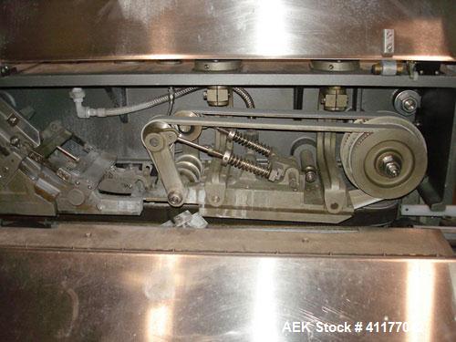 Used Diversified 76-450 Steam Capper designed to displace the air in the closure and head space of the container with steam. Automatically applies lug or PT style caps onto glass containers. Currentl...