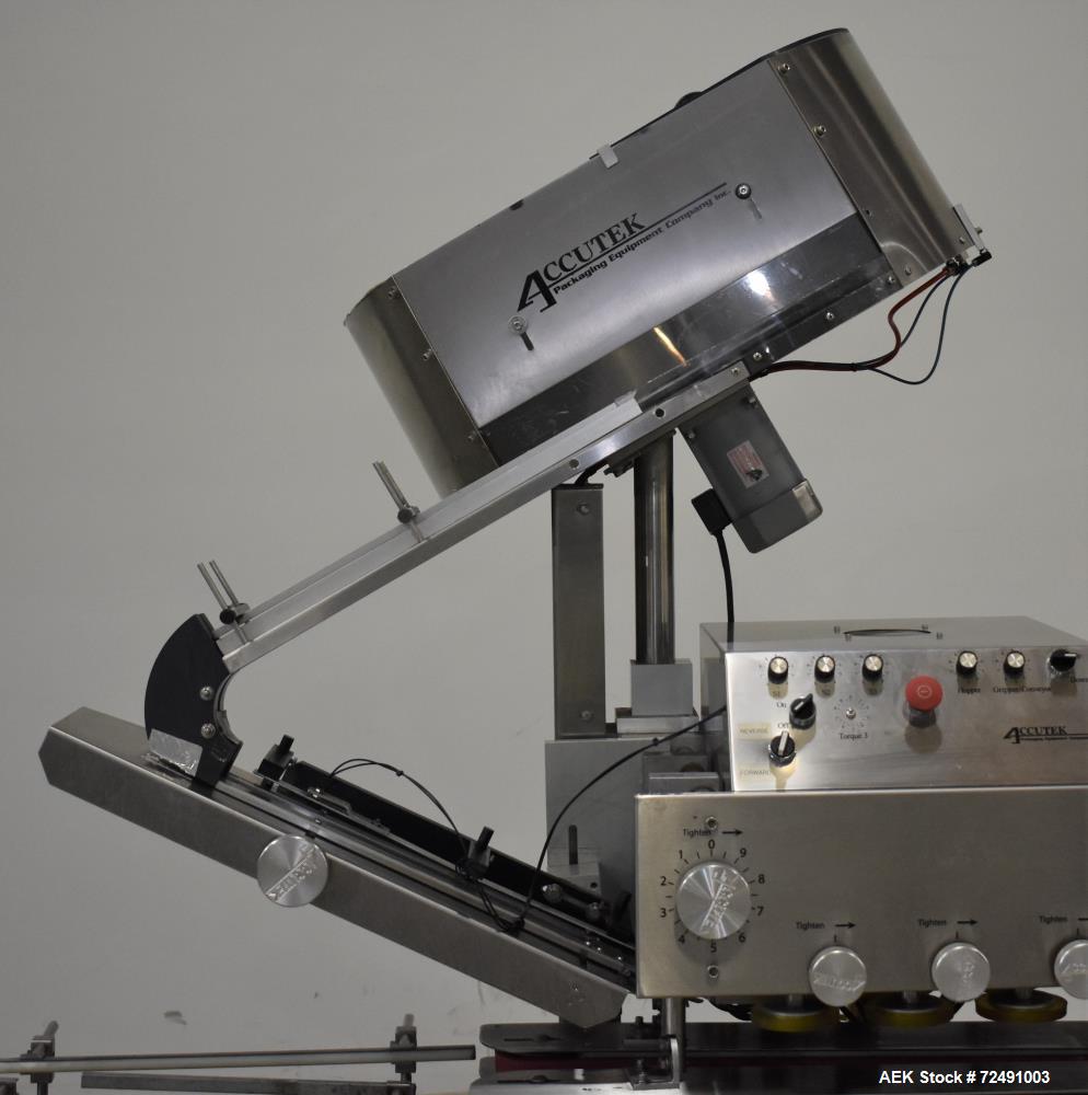 Accutek Packaging ASC-6 Automatic Six Spindle Capper up to 120mm caps