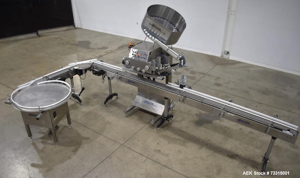 Used Industrial Packaging Accutek Model ASC-6 Automatic Spindle Capper System
