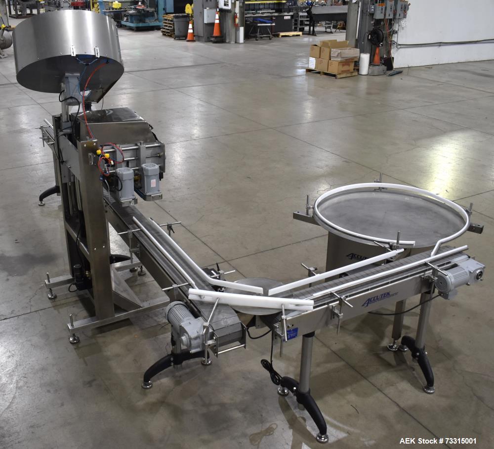 Used Industrial Packaging Accutek Model ASC-6 Automatic Spindle Capper System