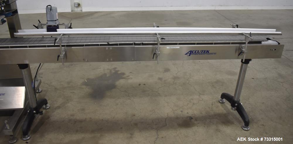 Used Industrial Packaging Accutek Model ASC-6 Automatic Spindle Capper System