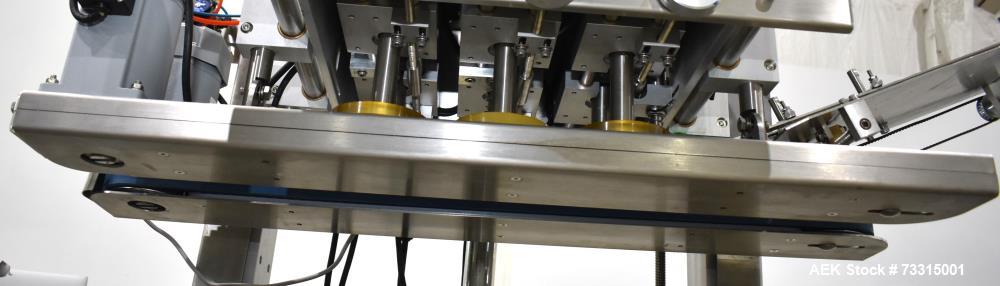 Used Industrial Packaging Accutek Model ASC-6 Automatic Spindle Capper System