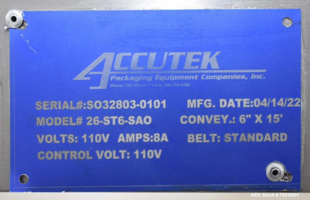 Used Industrial Packaging Accutek Model ASC-6 Automatic Spindle Capper System