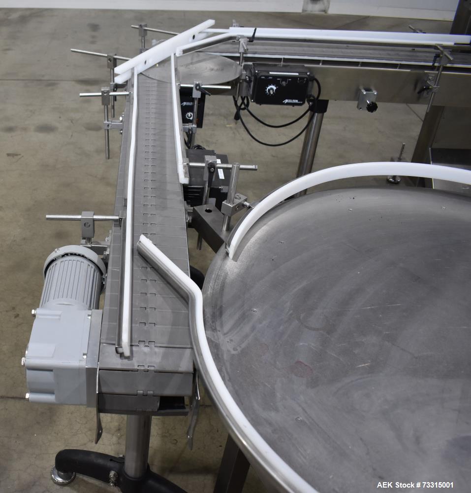 Used Industrial Packaging Accutek Model ASC-6 Automatic Spindle Capper System