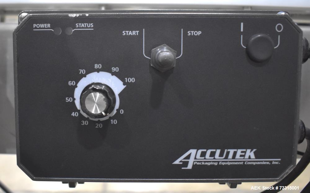 Used Industrial Packaging Accutek Model ASC-6 Automatic Spindle Capper System