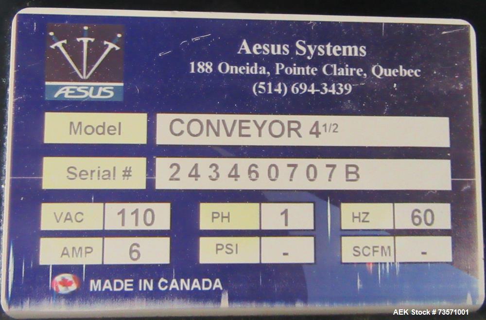 Buy Used Aesus Model Delta Cap-4 Inline Spindle Capper – Up to 120 BPM