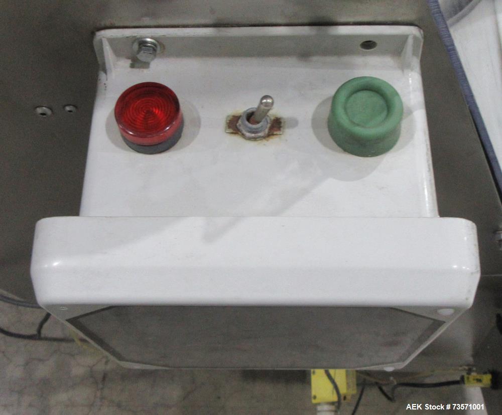 Used Aesus Capper, Model Delta Cap-4. With conveyor. 1/60/208V.