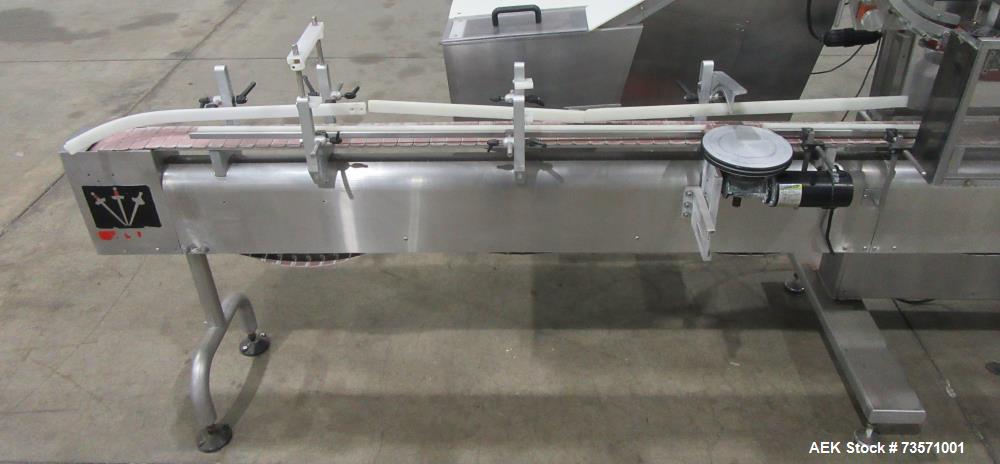 Used Aesus Capper, Model Delta Cap-4. With conveyor. 1/60/208V.