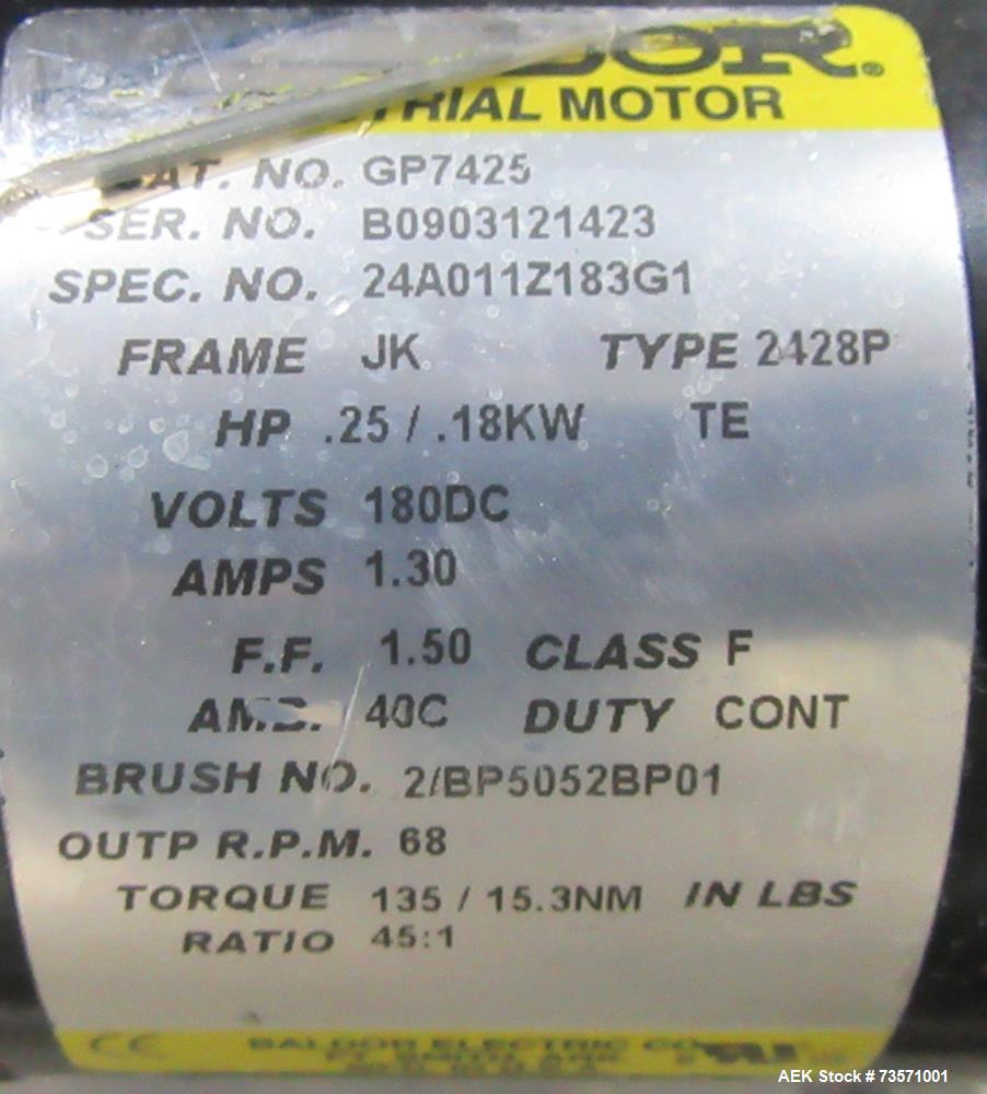 Used Aesus Capper, Model Delta Cap-4. With conveyor. 1/60/208V.