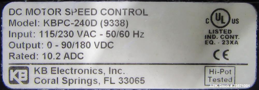 Used Aesus Capper, Model Delta Cap-4. With conveyor. 1/60/208V.