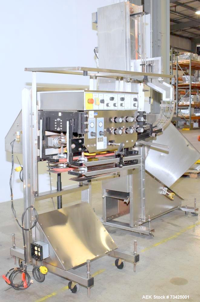 Used E-Pak Model 3 Automatic Spindle Capper with Elevator & Sorter