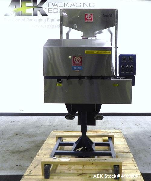 Used Eastern Machine/Pearl Packaging 8 Station Inline Quill Bottle Capper, Mode