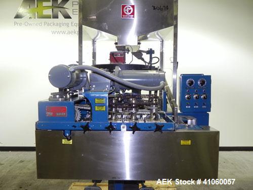 Used Eastern Machine/Pearl Packaging 8 Station Inline Quill Bottle Capper, Mode