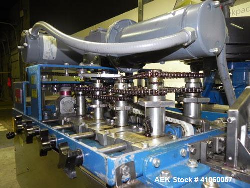 Used Eastern Machine/Pearl Packaging 8 Station Inline Quill Bottle Capper, Mode