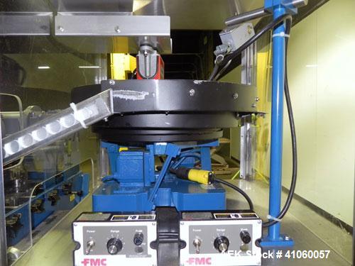 Used Eastern Machine/Pearl Packaging 8 Station Inline Quill Bottle Capper, Mode
