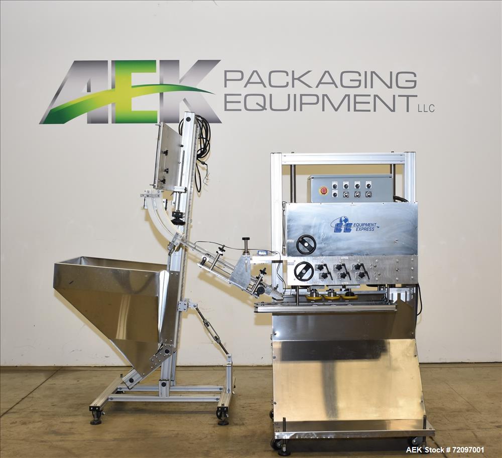 Used Equipment Express Inline Quill Capping System.