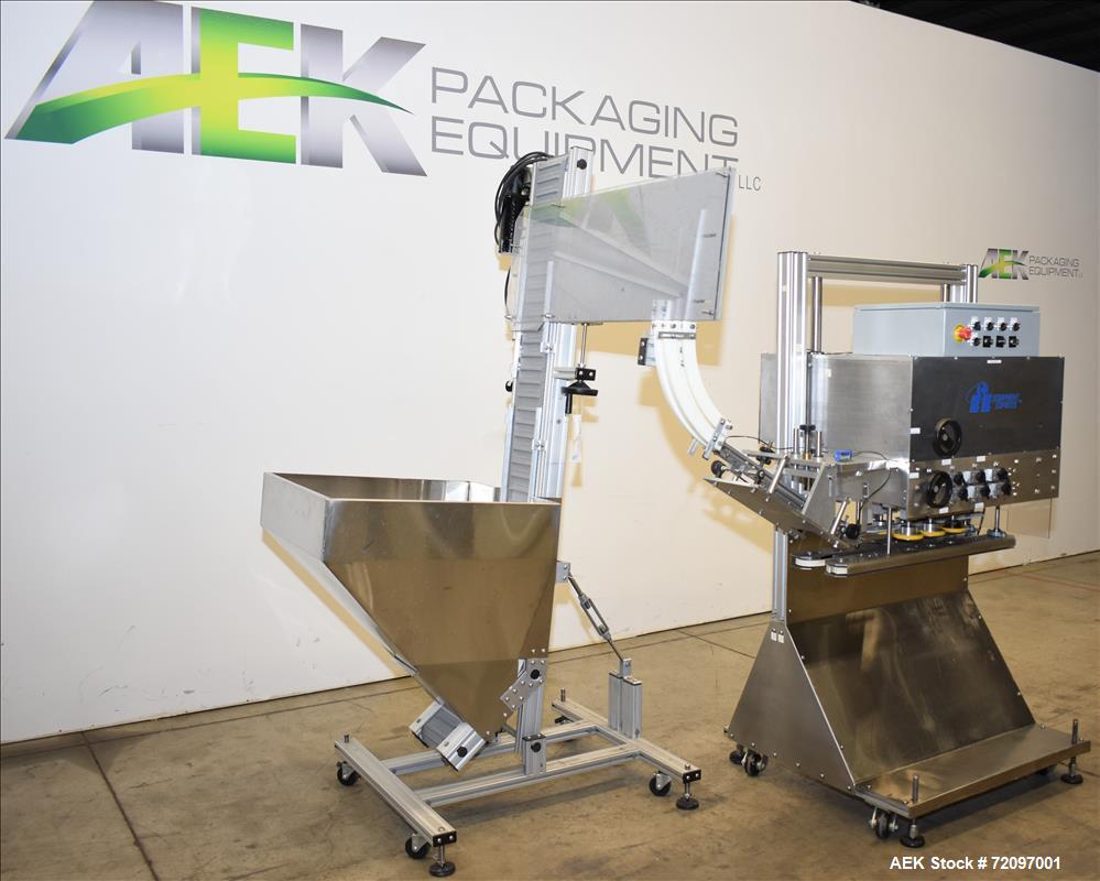 Used Equipment Express Inline Quill Capping System.