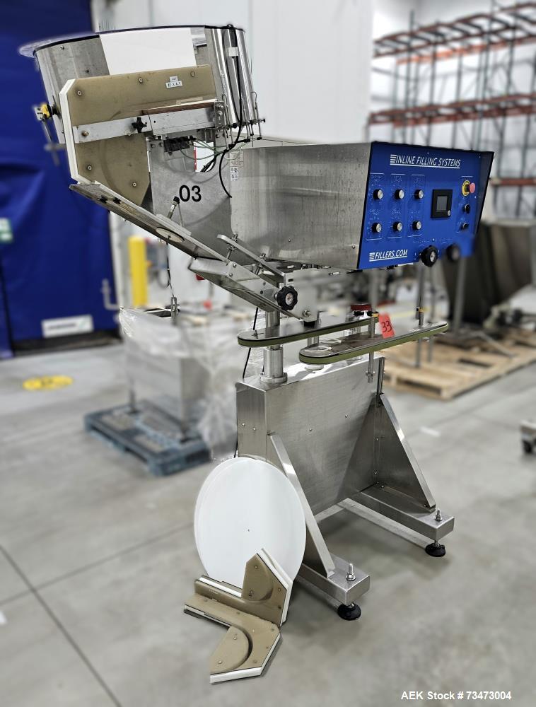 Used Inline Filling Systems NT Capper Fully Automatic Inline Capper