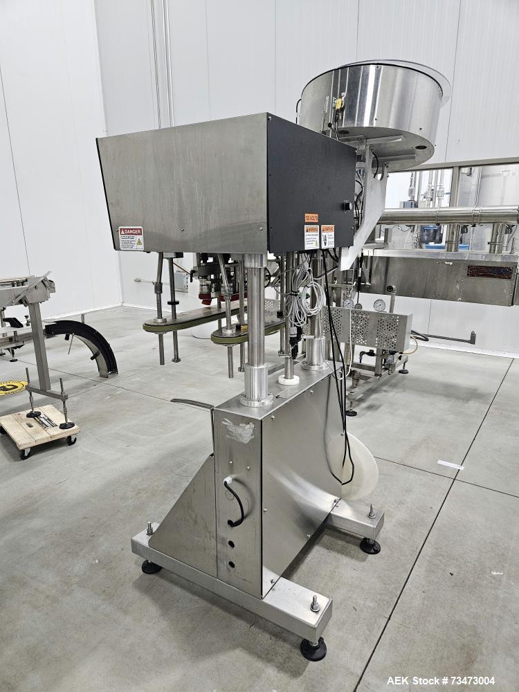 Used Inline Filling Systems NT Capper Fully Automatic Inline Capper