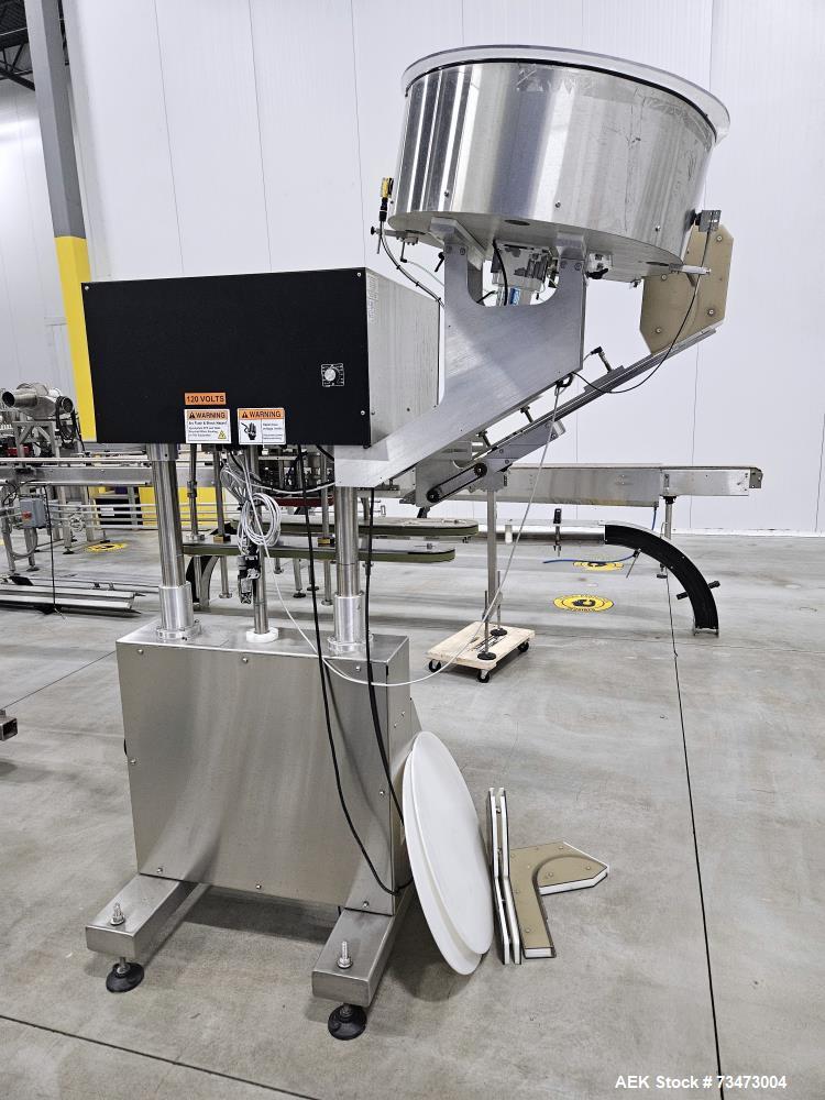 Used Inline Filling Systems NT Capper Fully Automatic Inline Capper