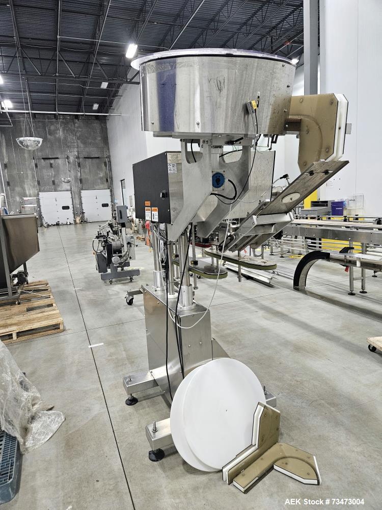 Used Inline Filling Systems NT Capper Fully Automatic Inline Capper