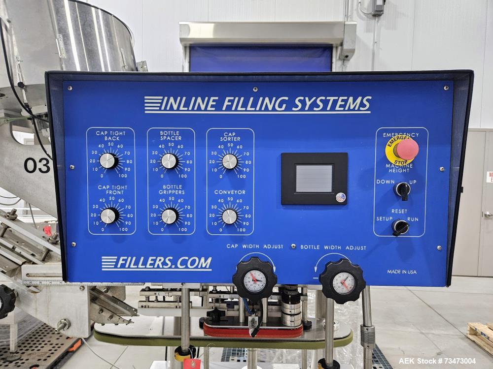 Used Inline Filling Systems NT Capper Fully Automatic Inline Capper