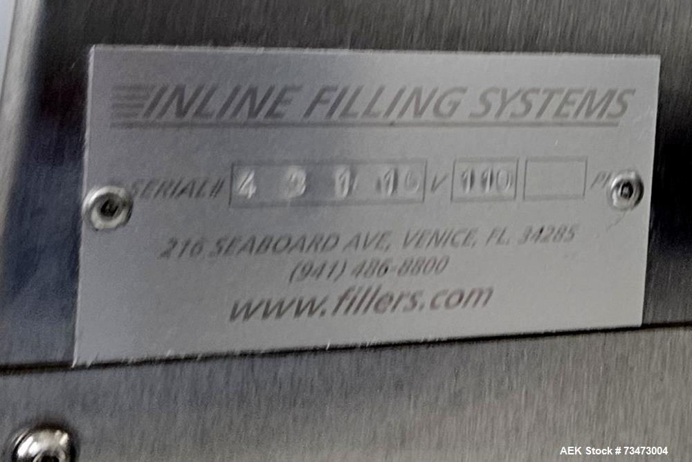 Used Inline Filling Systems NT Capper Fully Automatic Inline Capper